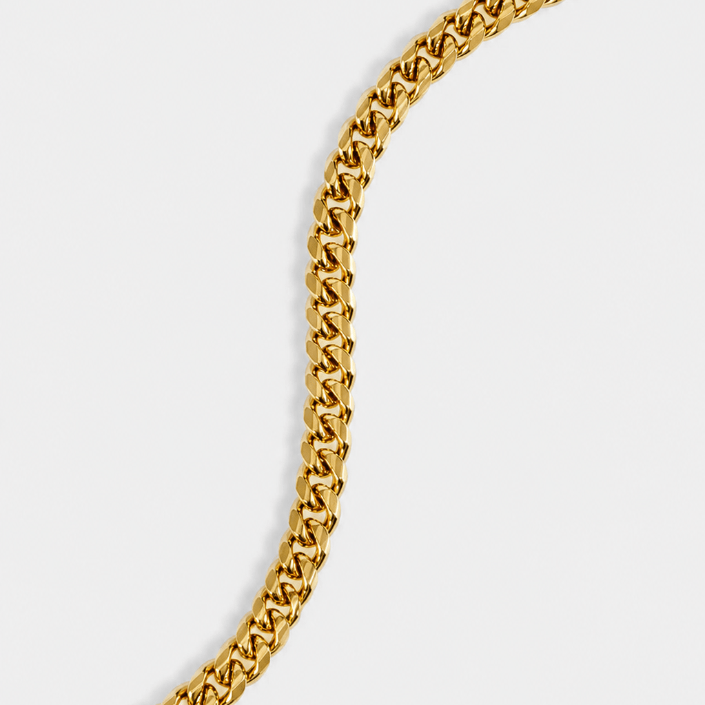 Polished Cuban Bracelet -5mm