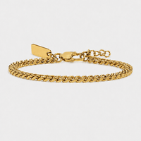 Polished Cuban Bracelet -5mm