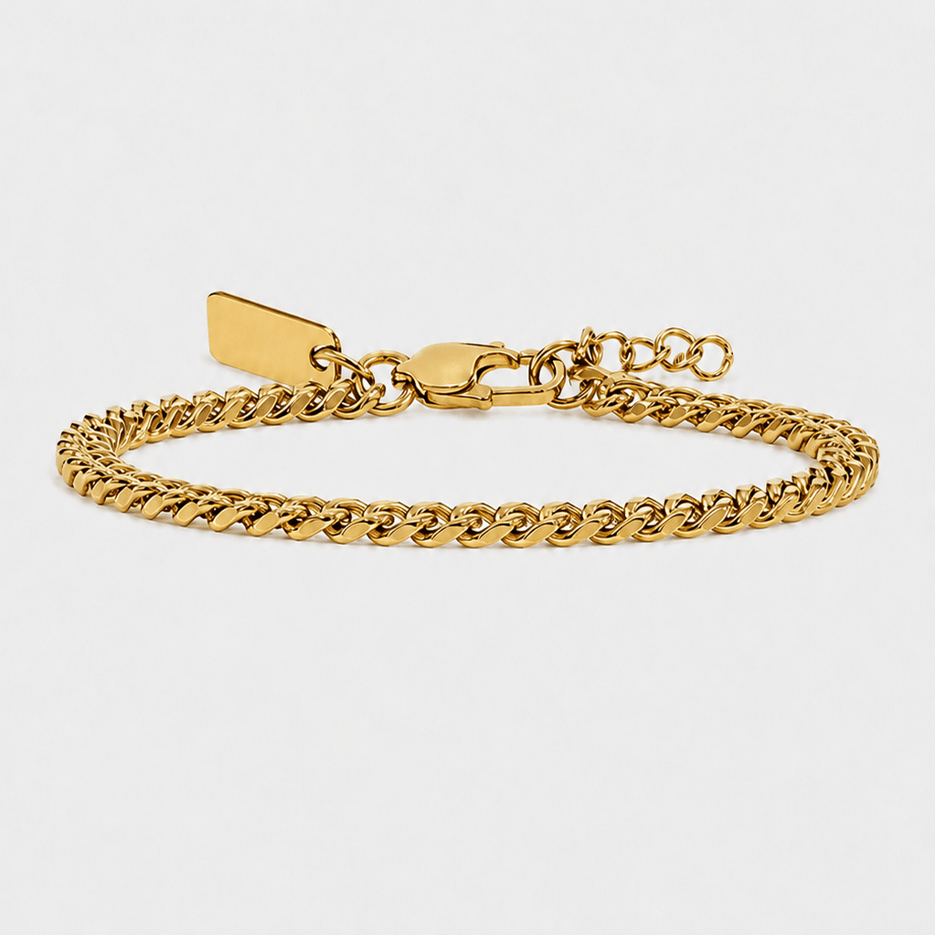 Polished Cuban Bracelet -5mm