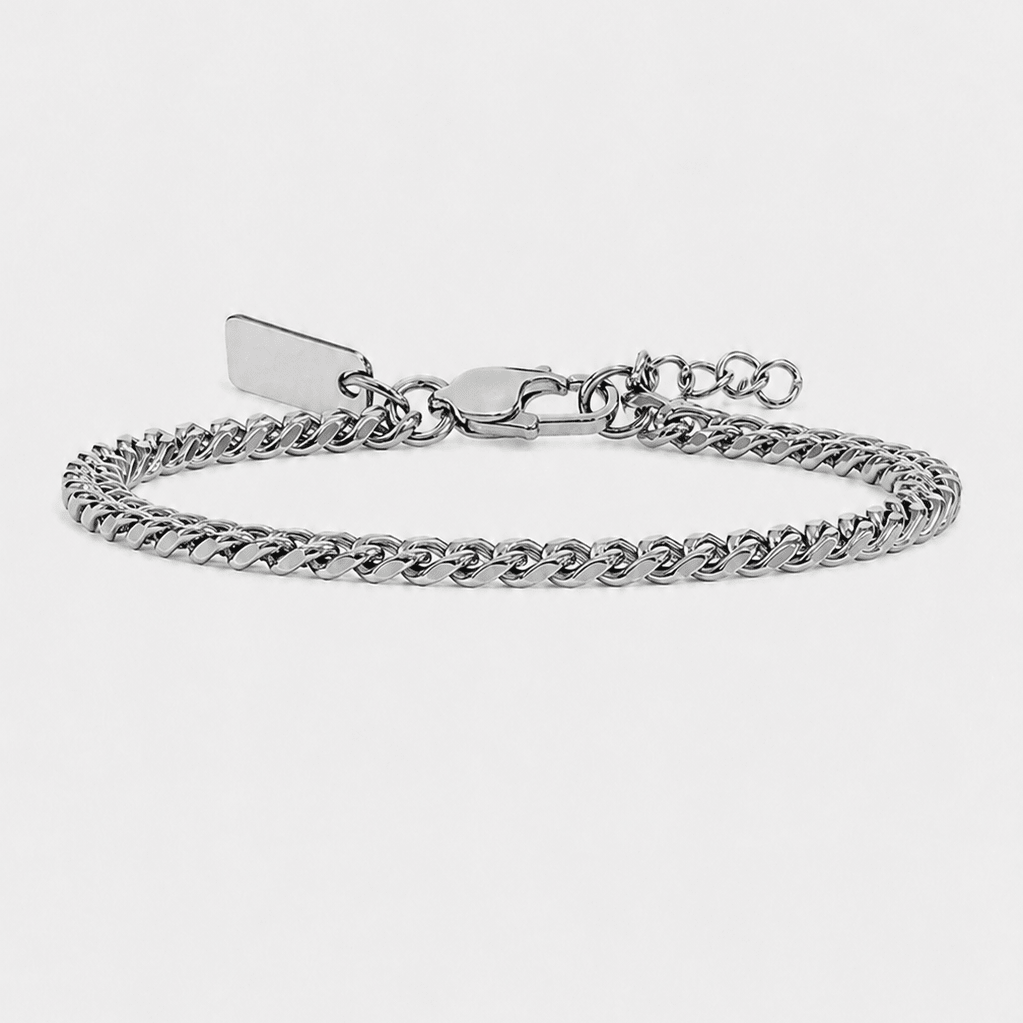 Polished Cuban Bracelet -5mm