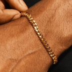 Polished Cuban Bracelet -5mm