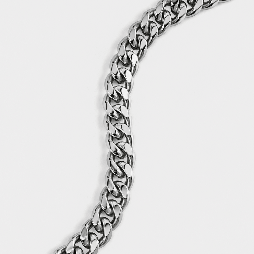 Polished Cuban Bracelet -7mm