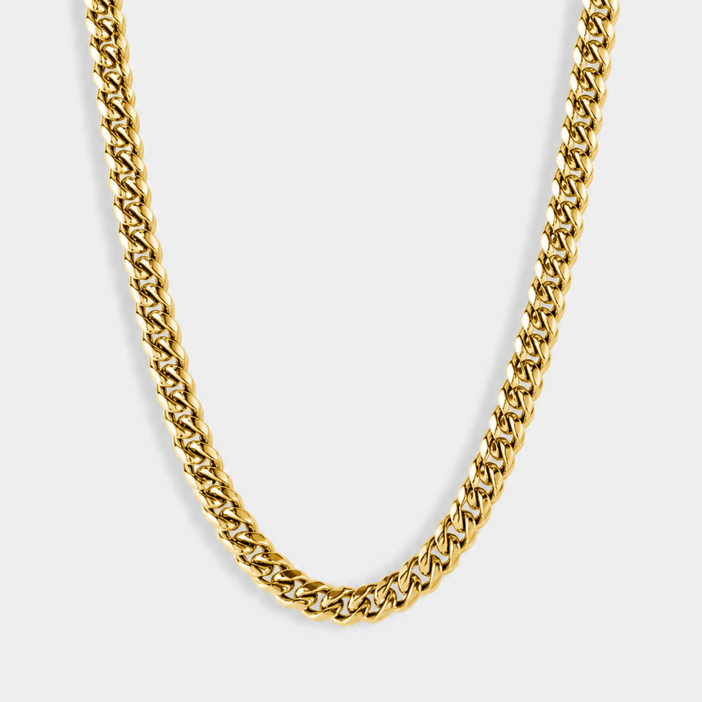 Polished Cuban Chain -8mm