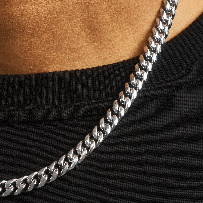 Polished Cuban Bracelet -8mm