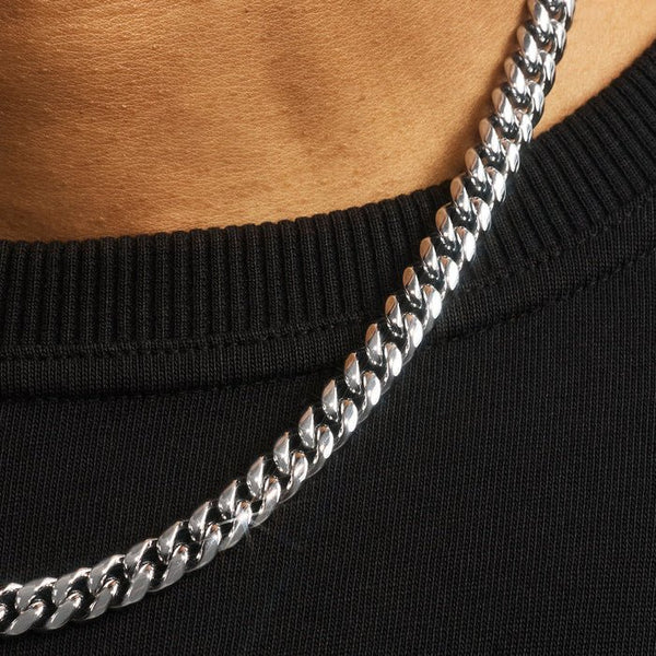 Polished Cuban Chain -8mm