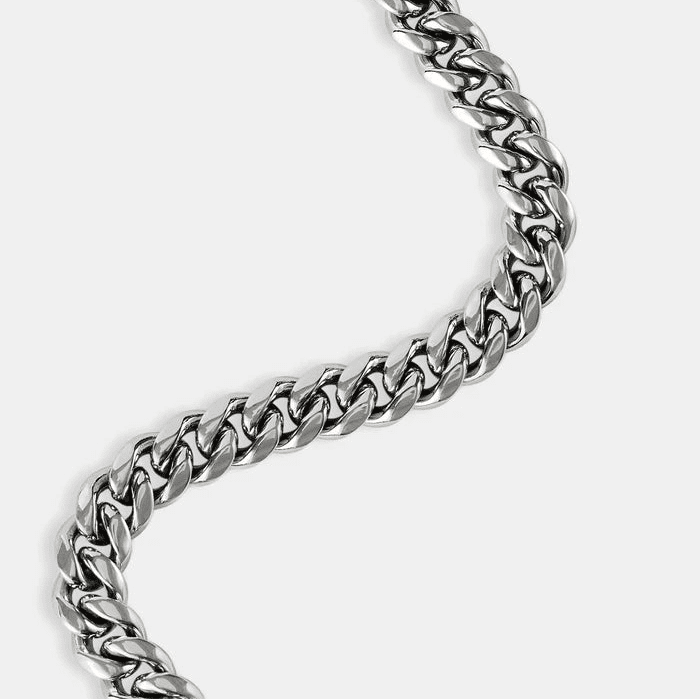 Polished Cuban Bracelet -8mm