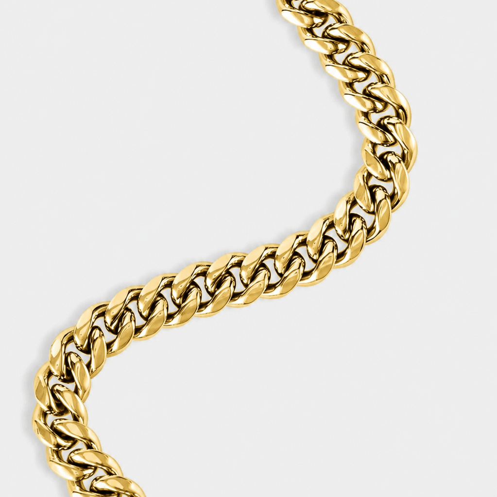 Polished Cuban Bracelet -8mm