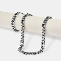 Polished Cuban Bracelet & Chain -12mm