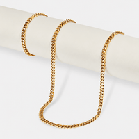 Polished Cuban Bracelet & Chain -3mm