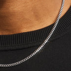 Polished Cuban Chain -3mm