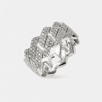 Prong Cuban Ring