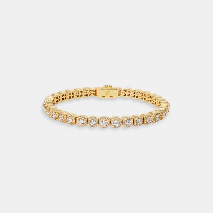 Square Tennis Bracelet