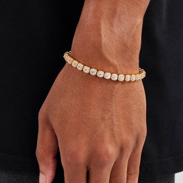 Square Tennis Bracelet