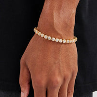 Square Tennis Bracelet