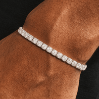 Square Tennis Bracelet