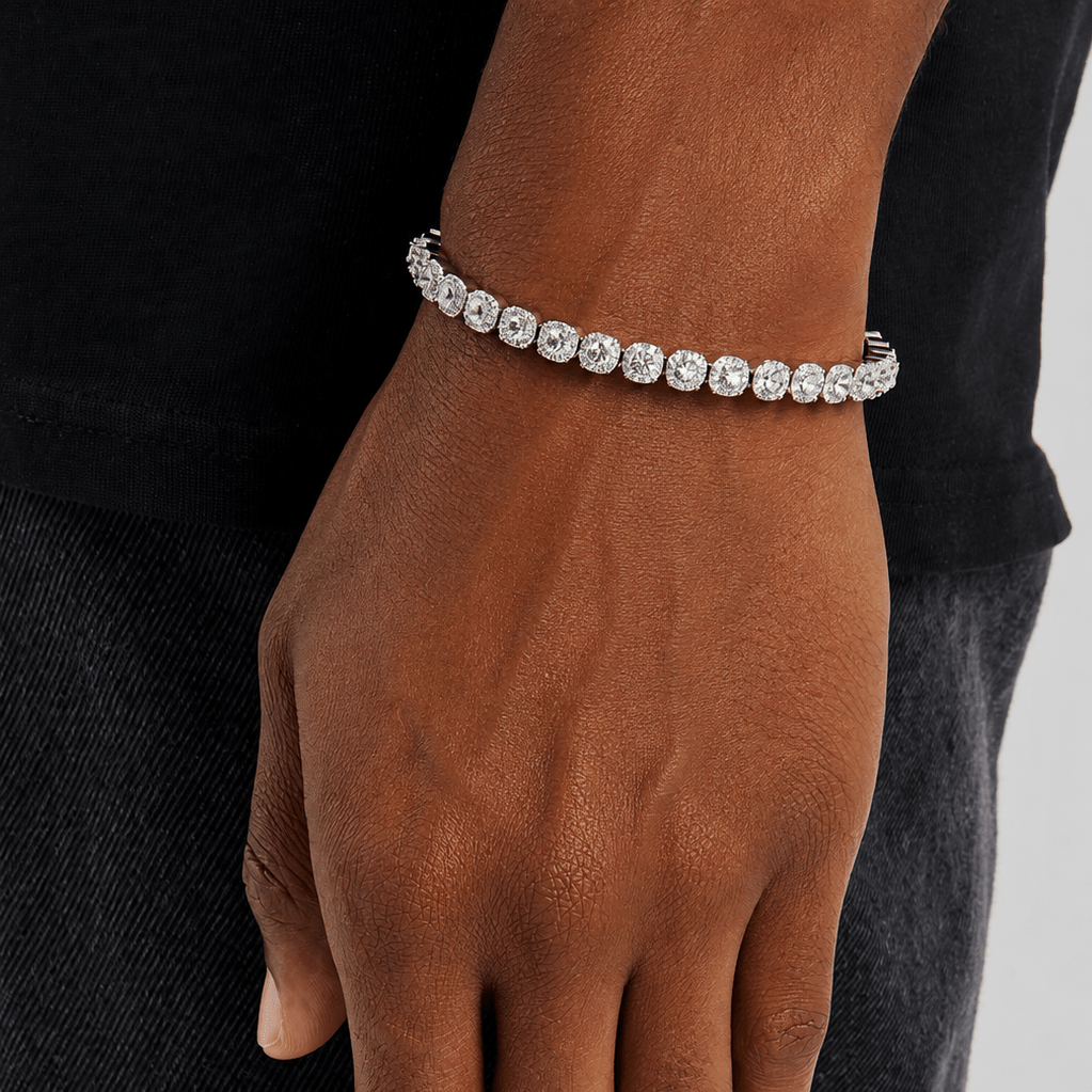 Square Tennis Bracelet