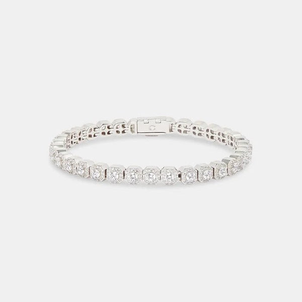 Square Tennis Bracelet
