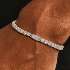 Square Tennis Bracelet