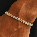 Square Tennis Bracelet