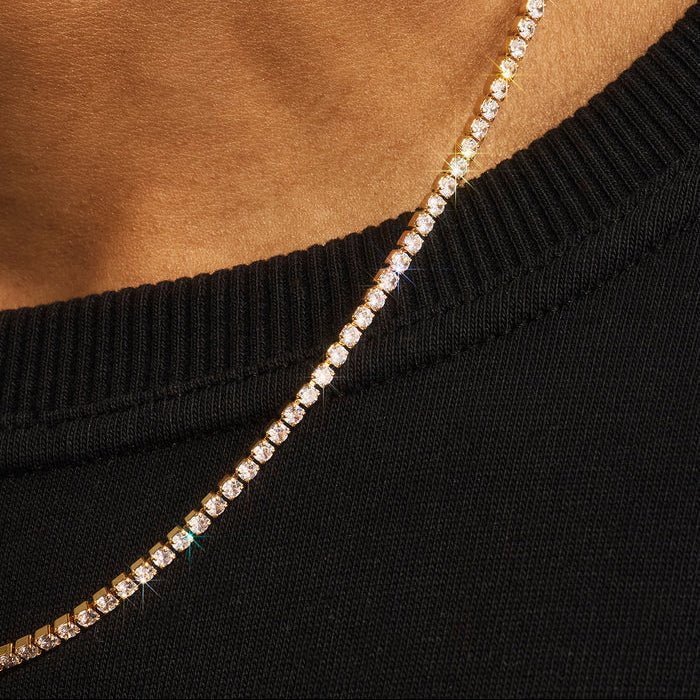 Tennis Bracelet & Chain -2.5mm