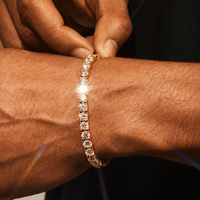 Tennis Bracelet & Chain -5mm