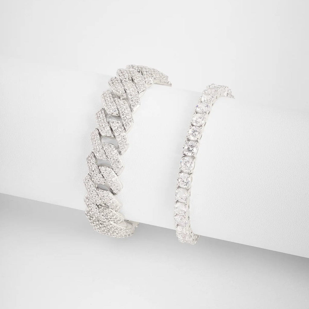 Tennis & Cuban Bracelet